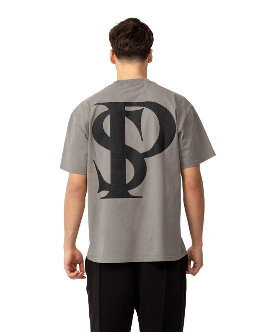 Oversized T Shirt - Grey Faded