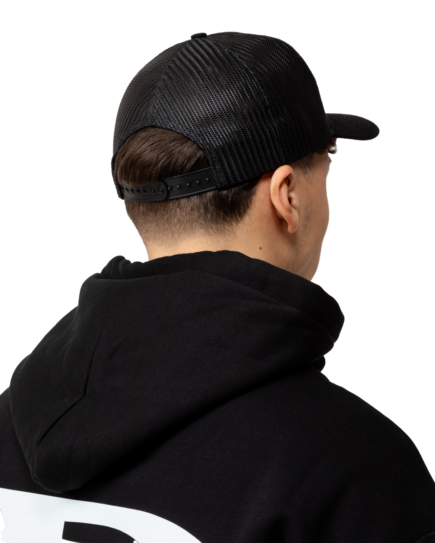 Trucker Cap Black Grey Logo