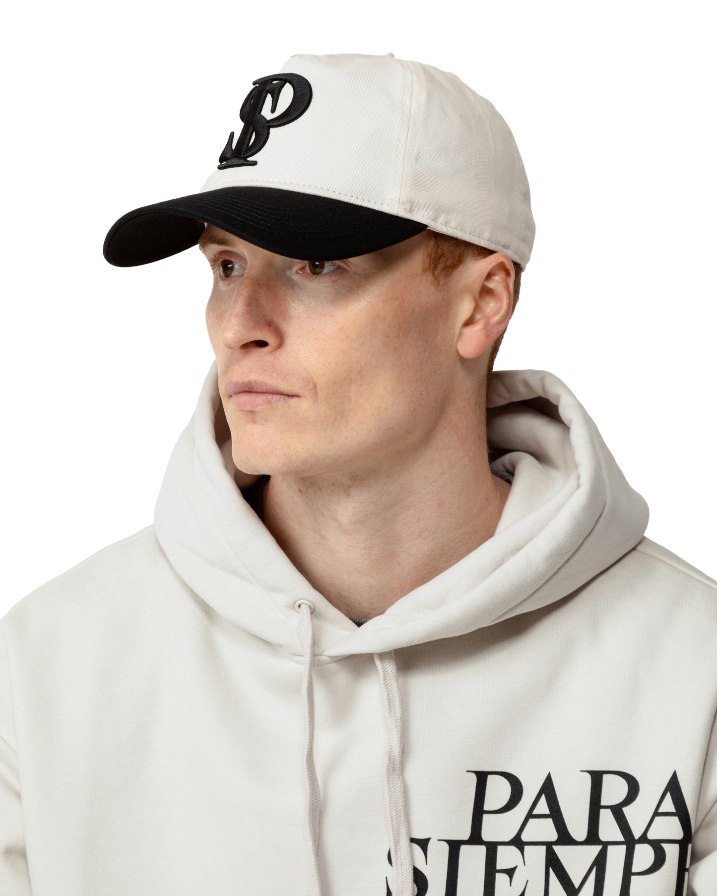 Baseball Cap PS - Two-Tone Cream & Black