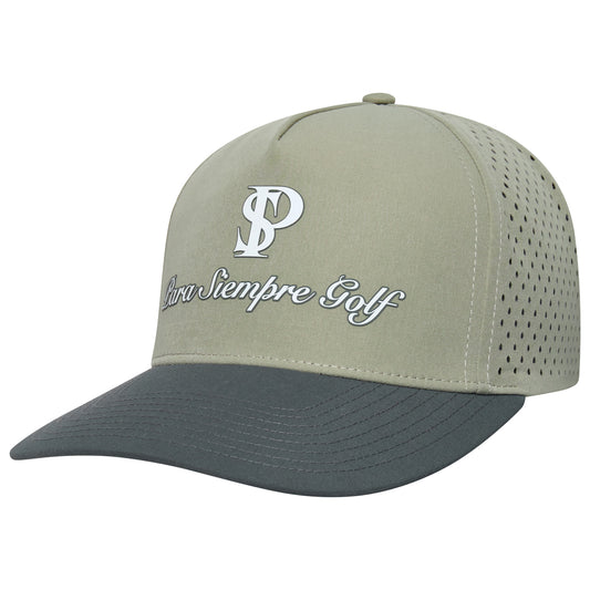 PSG Cap - Khaki & Grey