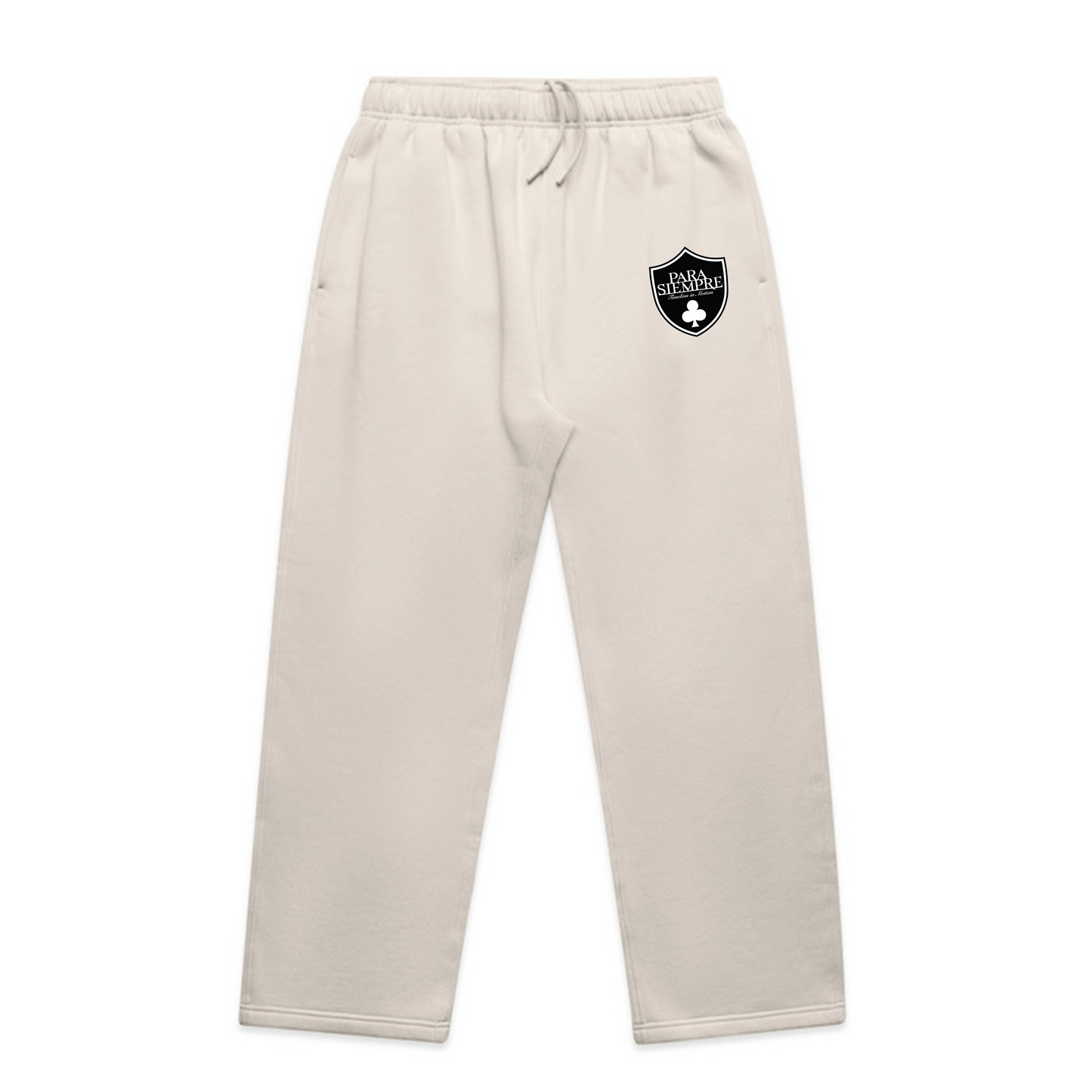 Timeless Badge Joggers - Cream