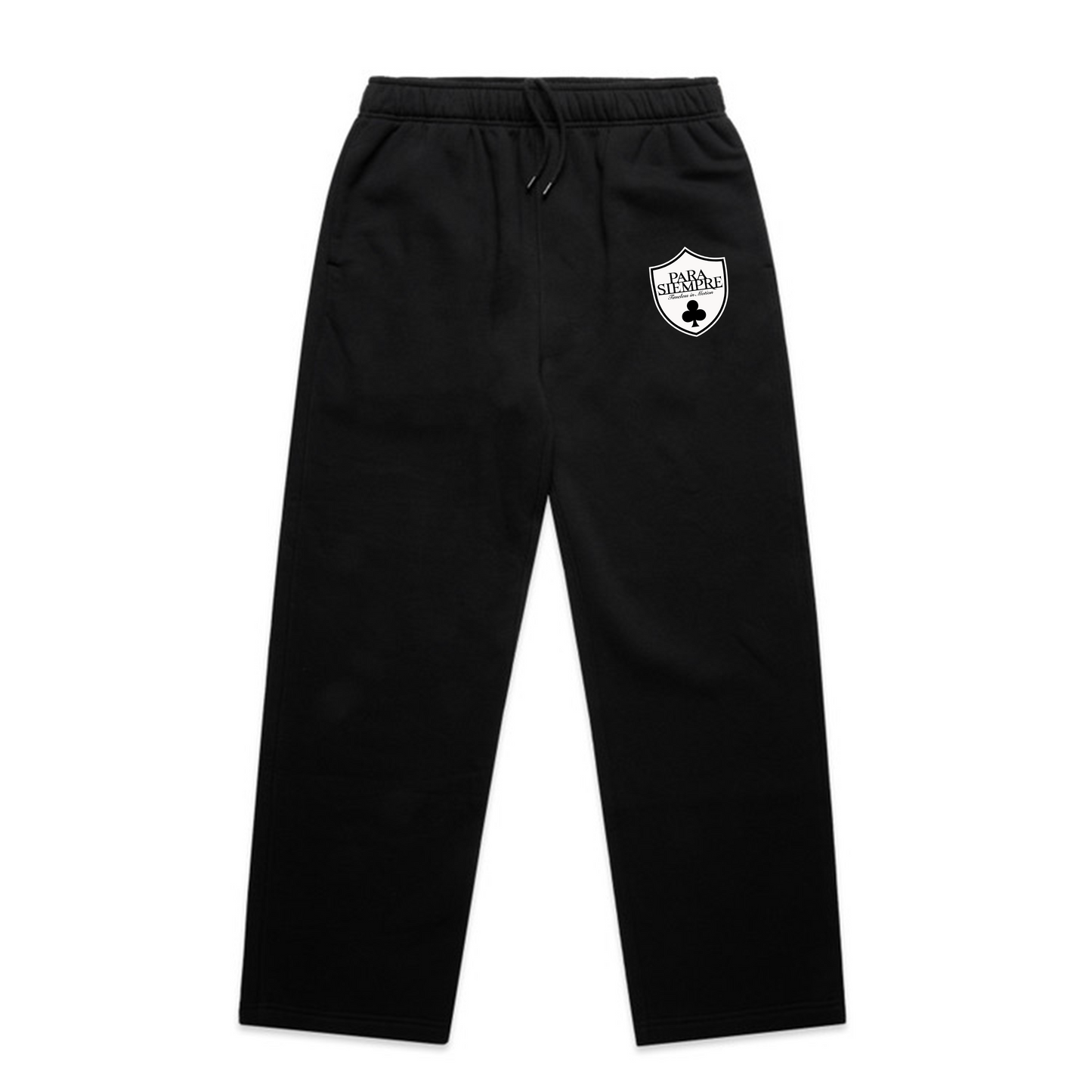 Timeless Badge Joggers - Black