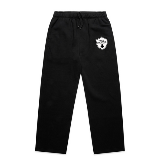 Timeless Badge Joggers - Black