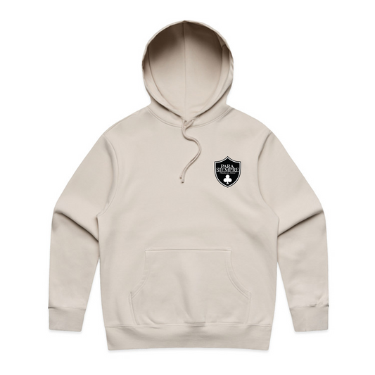 Timeless Badge Hoodie - Cream