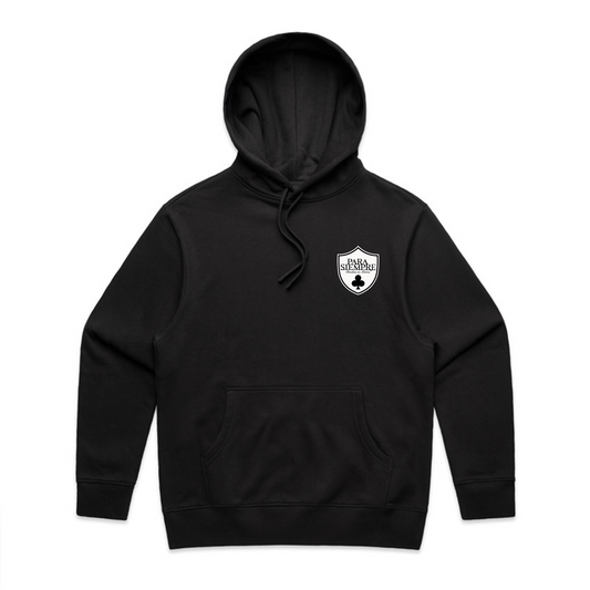Timeless Badge Hoodie - Black